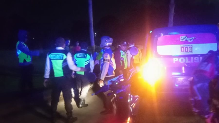 Koramil 14/Panongan Sinergi dengan Polsek Laksanakan Patroli Antisipasi Daerah Rawan Begal