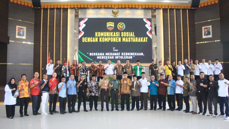 Korem 031/WB Gelar Komunikasi Sosial, tema Bersama Merawat Kebhinekaan Mencegah Intoleran