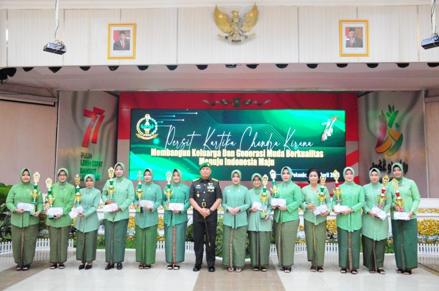 Korem 031/Wira Bima Peringati HUT Ke-77 Persit KCK tahun 2023