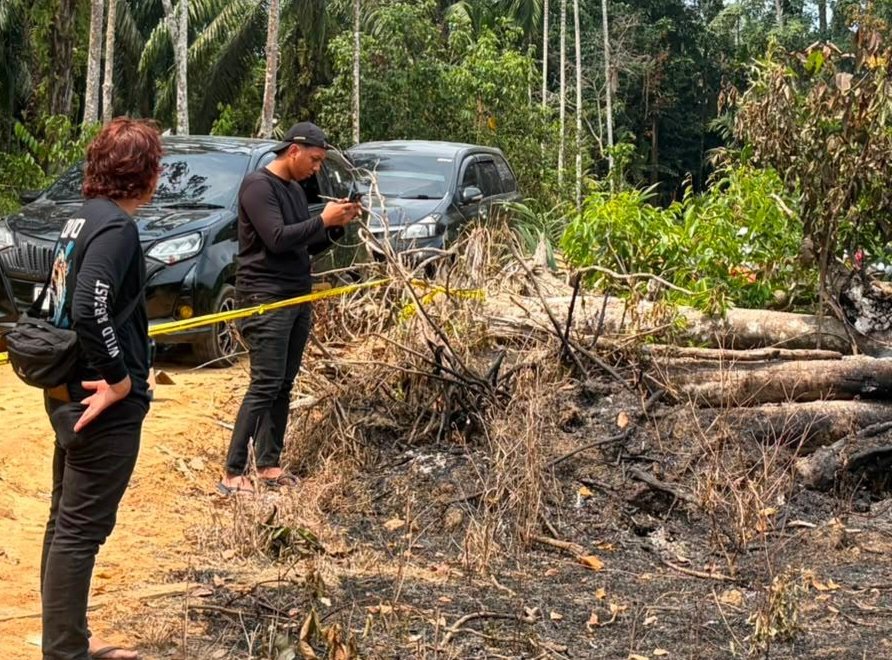 Lahan Seluas 1,5 Hektare di Inhu Terbakar