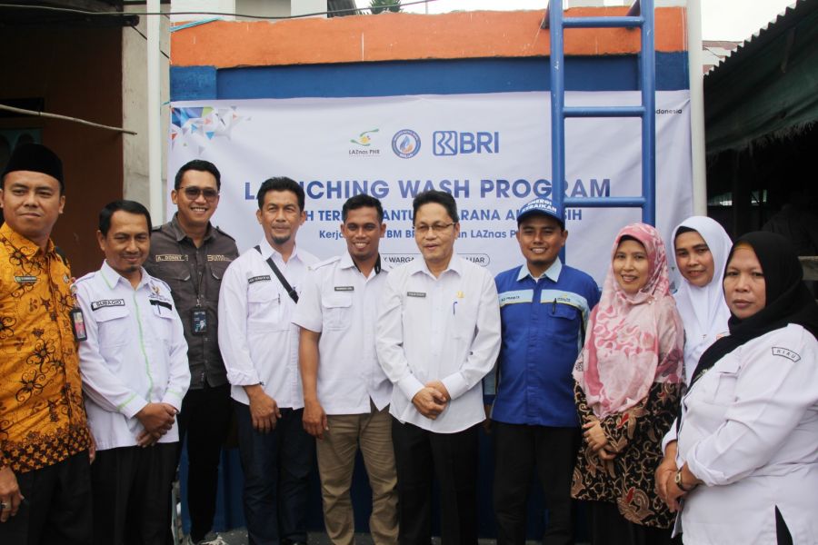 Launching Wash Program LAZnas PHR dan YBM BRILian