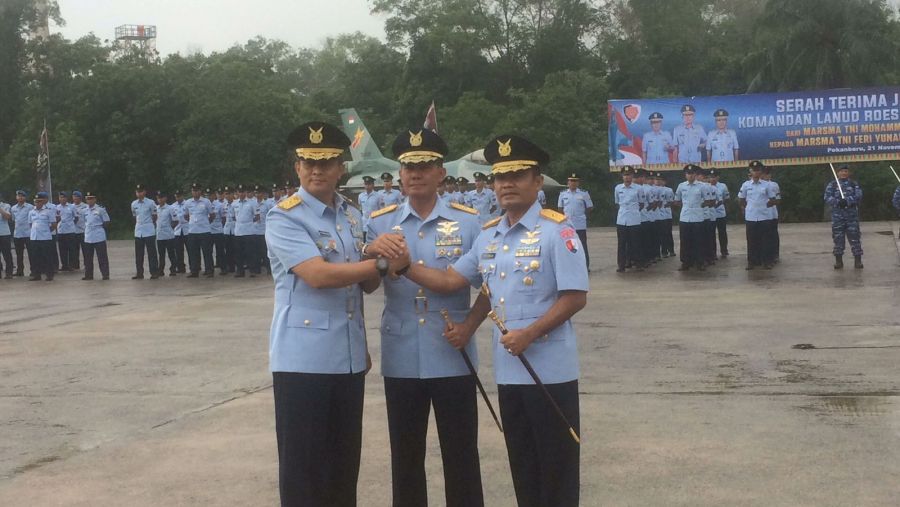 Marsma Feri Yunaldi Jabat Danlanud Roesmin Nurjadin Gantikan Mohammad Nurdin