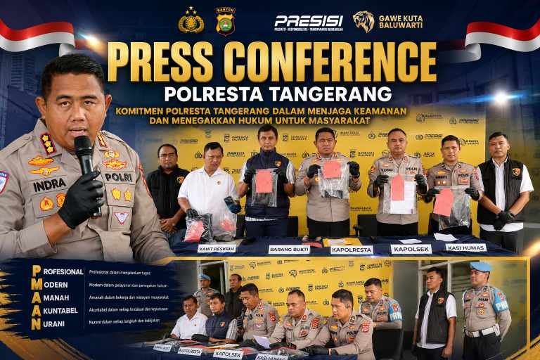Ngaku Polisi Lalu Peras Warga, Enam Orang Diamankan Polresta Tangerang