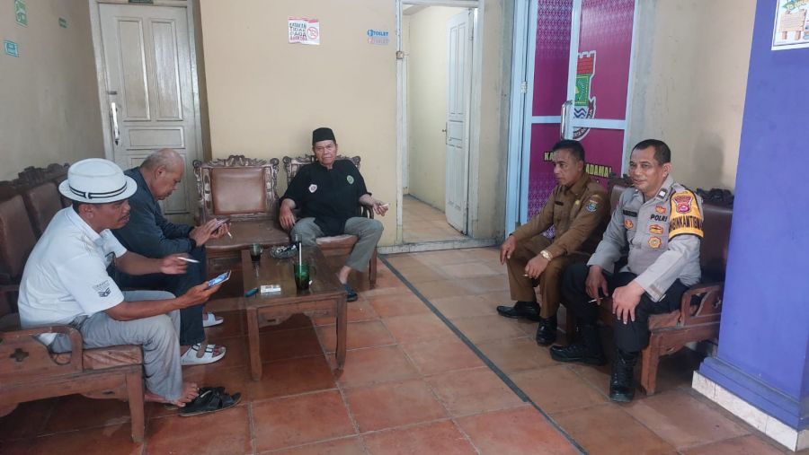 Ngopi Wae Bareng Kades Sukadamai, Bhabinkamtibmas Desa Sukadamai Sosialisasi di Darkum Polsek Cikupa
