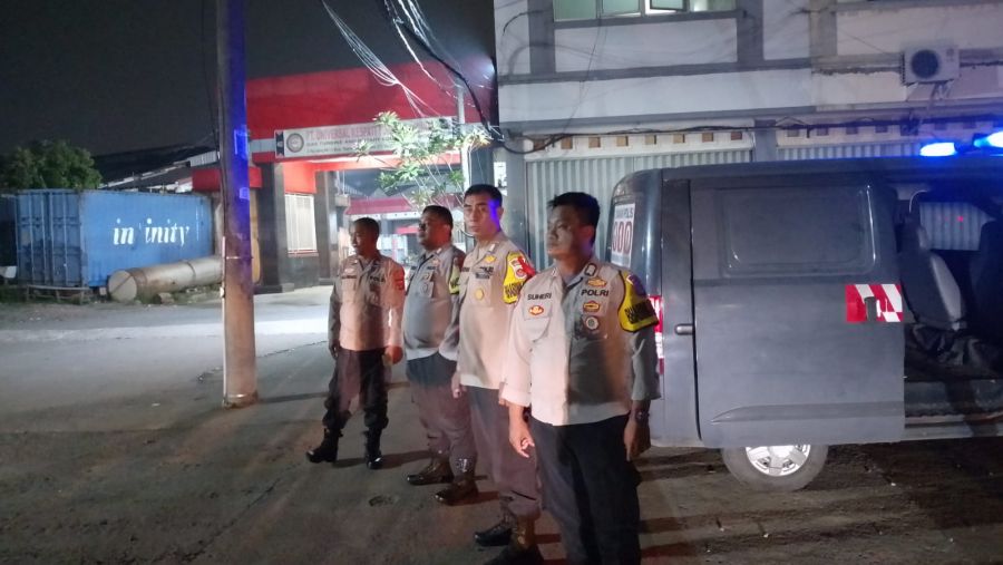 Operasi Cipkon Polsek Cikupa: Patroli Mobile Tingkatkan Keamanan di Wilayah Strategis
