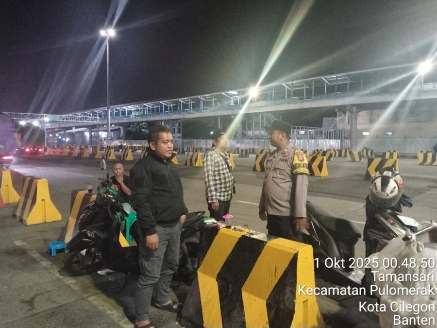 Patroli Blue Light Upaya Kskp Polres Cilegon Polda Banten Merak Menekan Aksi Tindak kriminalitas