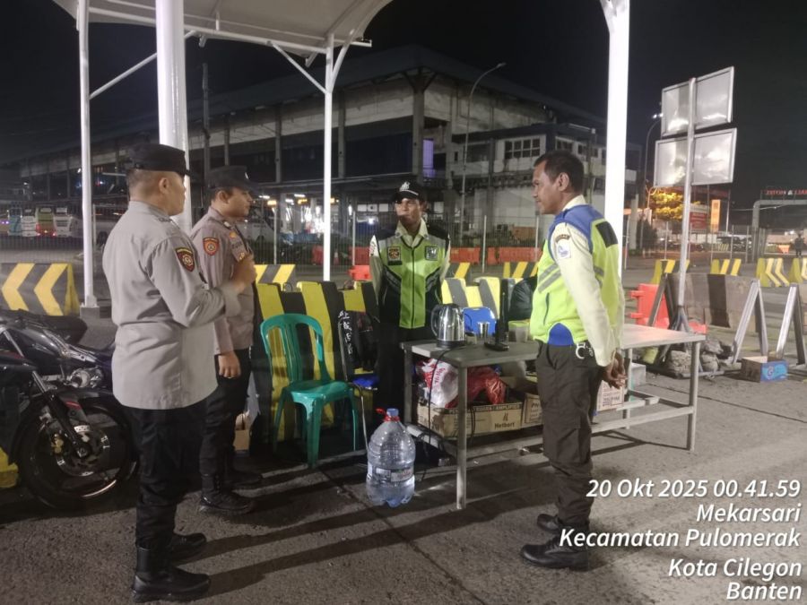 Patroli Blue Light Upaya Kskp Polres Cilegon Polda Banten Merak Menekan Aksi Tindak kriminalitas