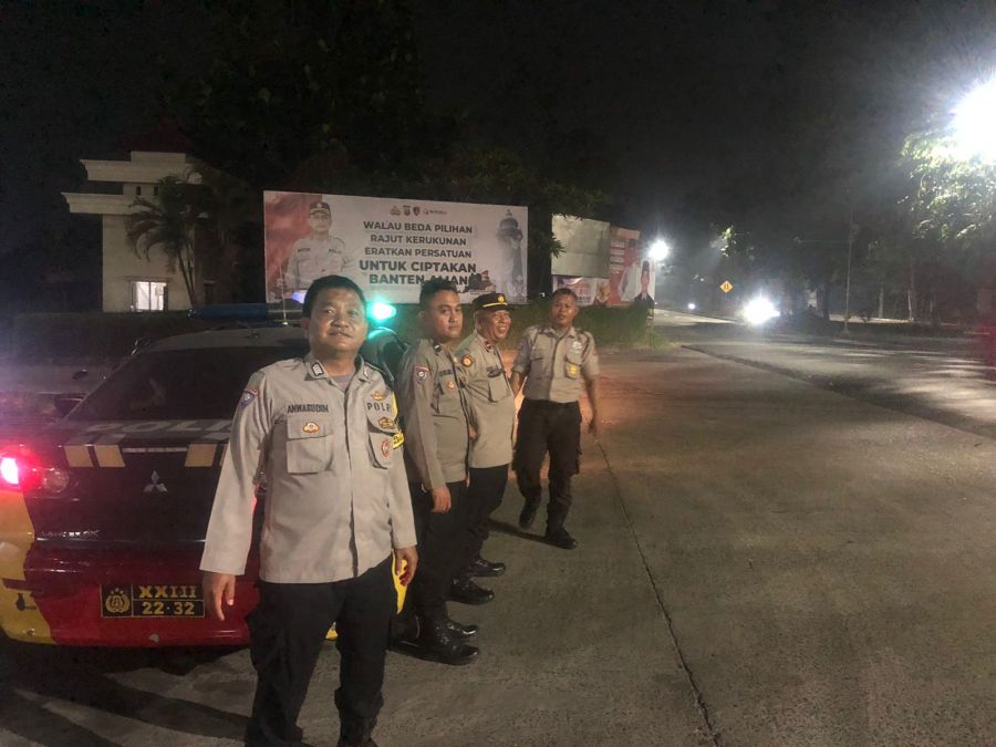 Patroli Cipkon oleh IPDA Agus Lili dan Tim Polsek Cikupa Jaga Keamanan