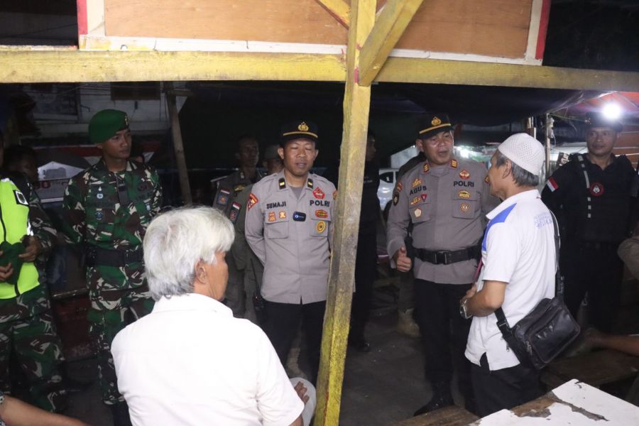 Patroli Gabungan Skala Besar, Polres Cilegon Gandeng TNI, Dishub, dan Satpol PP Jaga Harkamtibmas