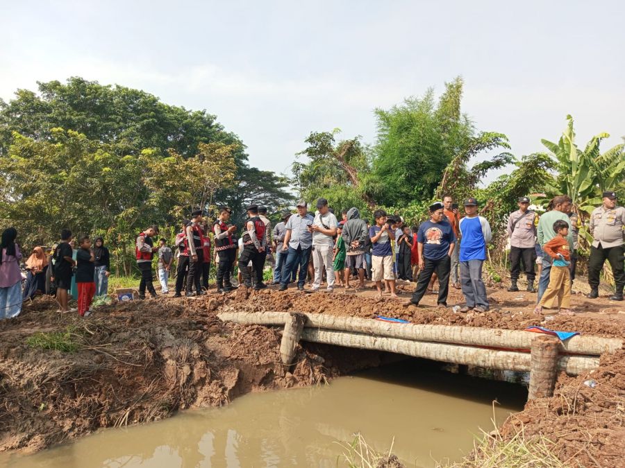 Pergelaran Cepat Kepolisian (Pecak), Polsek Kresek Amankan Warga Kemuning Tolak Galian Ilegal