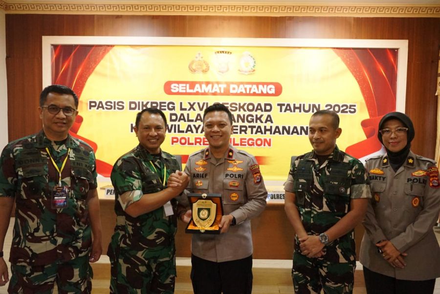 Perkuat Sinergitas TNI–Polri, Polres Cilegon Terima Kunjungan KKL Pasis Seskoad 2025