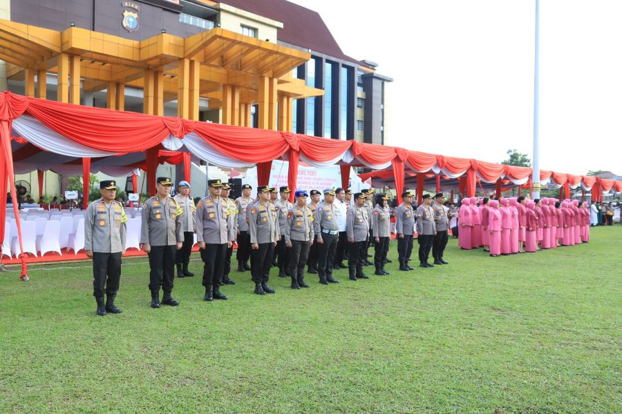Pesan Kapolda Riau Untuk Pejabat Baru Saat Acara Sertijab