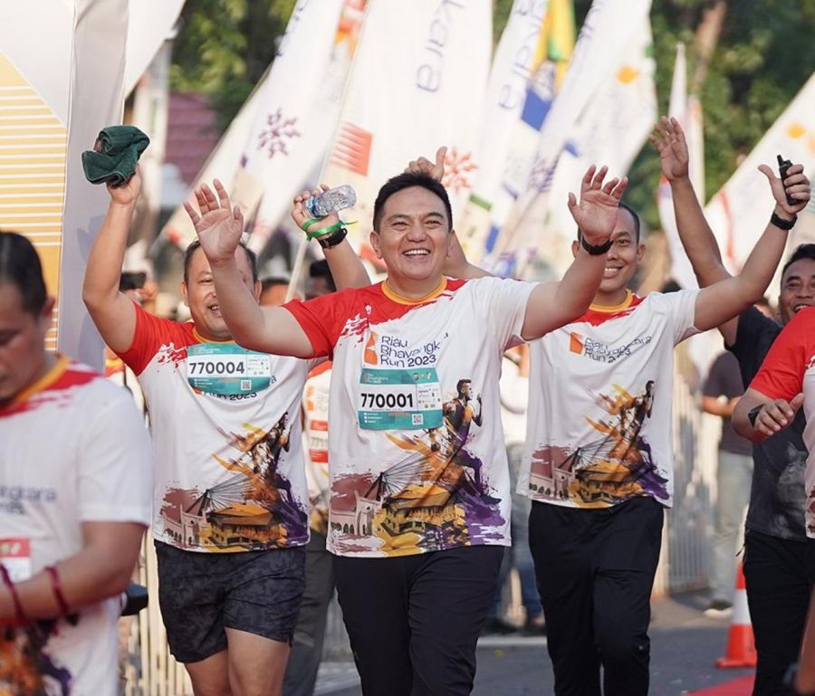 Peserta Riau Bhayangkara Run 2024, Saat ini Sudah Mencapai 8.200 Orang