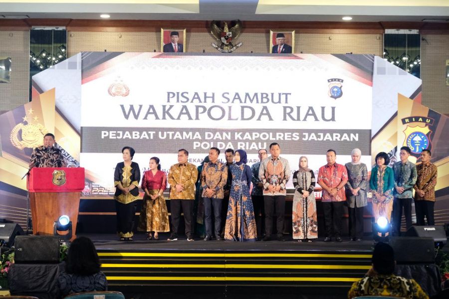 Polda Riau Gelar Acara Pelepasan Irjen Tabana