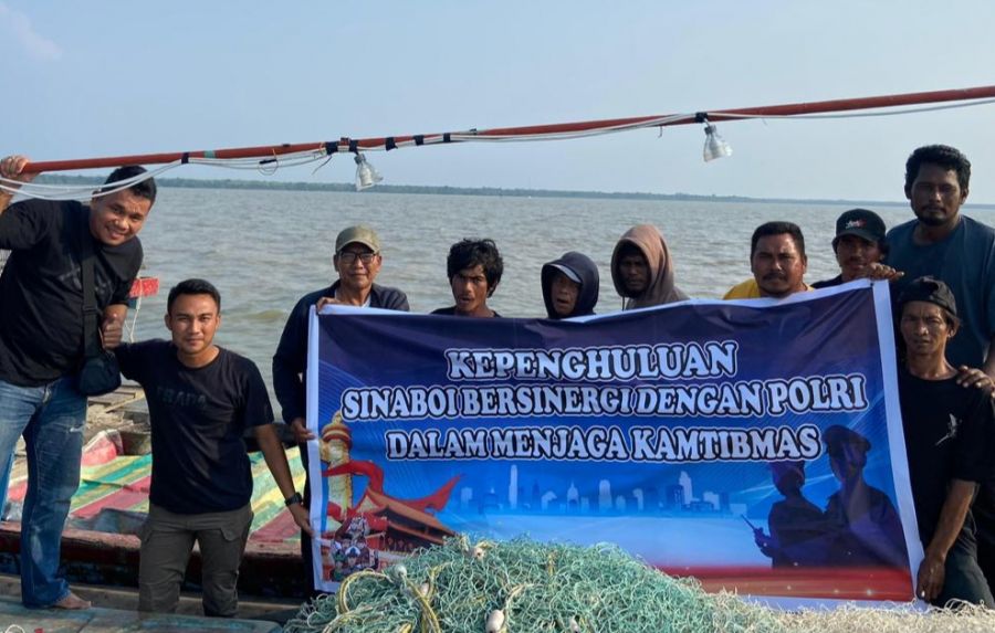 Polda Riau Rangkul Warga Sinaboi Bagansiapi, Upaya Pencegahan Konflik Nelayan