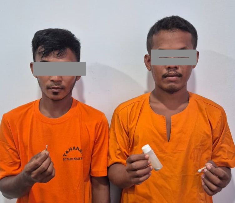 Polda Riau Tangkap Dua Penambang Emas Ilegal di Kuantan Singingi