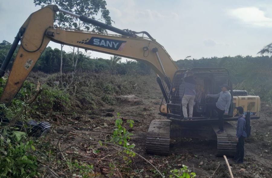 Polda Riau Tangkap Otak Pelaku Perambah Kawasan Hutan Lindung di Kampar
