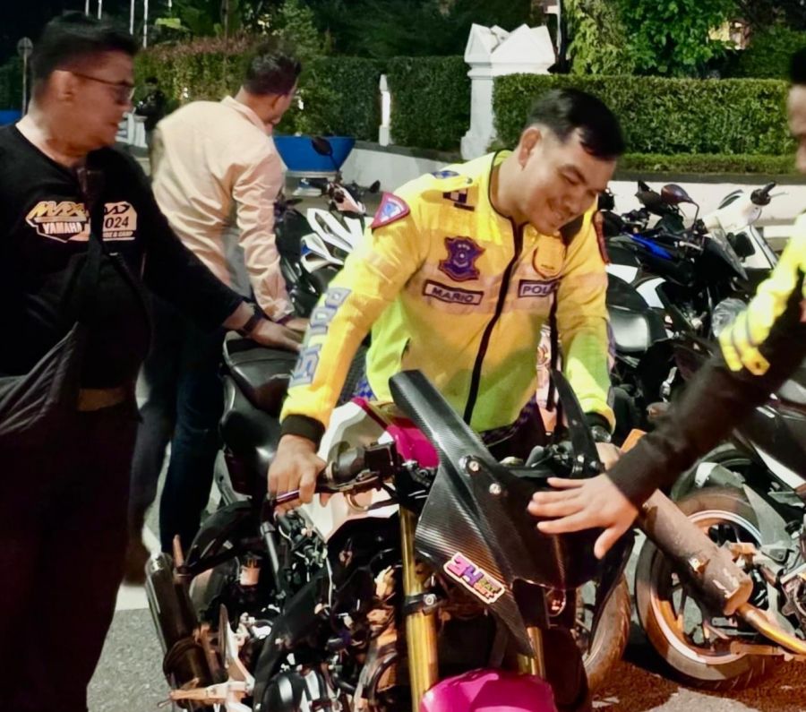 Polisi Amankan 79 Unit Motor Hasil Patroli Blue Light