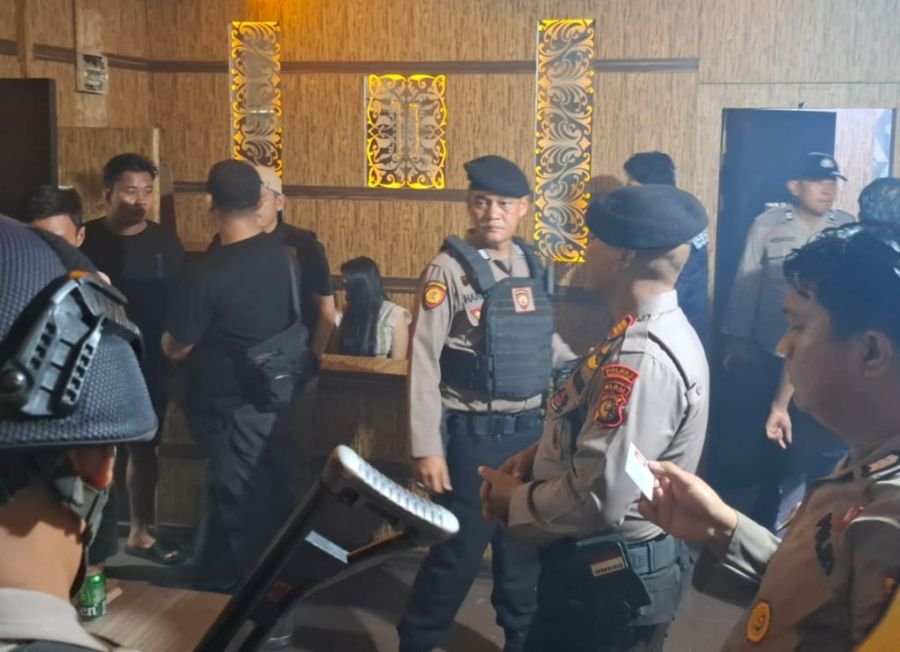 Polisi Razia Tempat Hiburan Malam di Bengkalis, 7 Orang Positif Narkoba