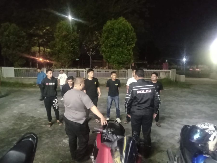 Polisi Sita 25 Unit Sepeda Motor Saat Razia Balap Liar di Pekanbaru