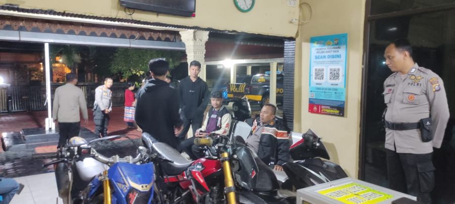 Polisi Sita Empat Unit Sepeda Motor Terlibat Aksi Balap Liar di Pekanbaru