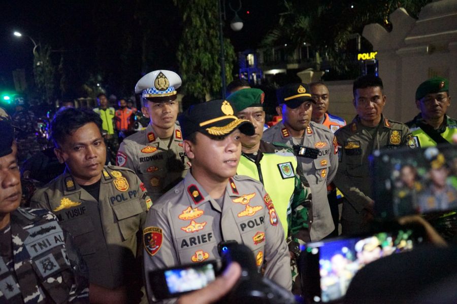 Polres Cilegon Gelar Patroli Bersama Masyarakat Menjaga Negeri