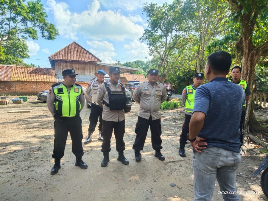 Polres Muara Enim Giat Pengamanan Kampanye Pemilu 2024
