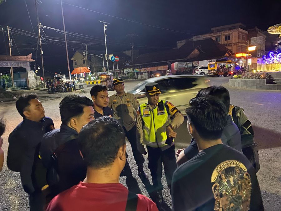 Polres PALI Gelar Operasi Pekat di Simpang 5 Talang Ubi