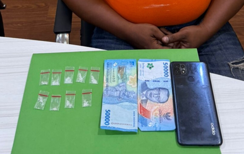 Polresta Pekanbaru Tangkap Seorang Pengedar Sabu di Jalan Pepaya