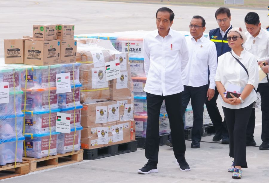 Polri Salurkan Bantuan Kemanusiaan ke Warga Palestina di Gaza