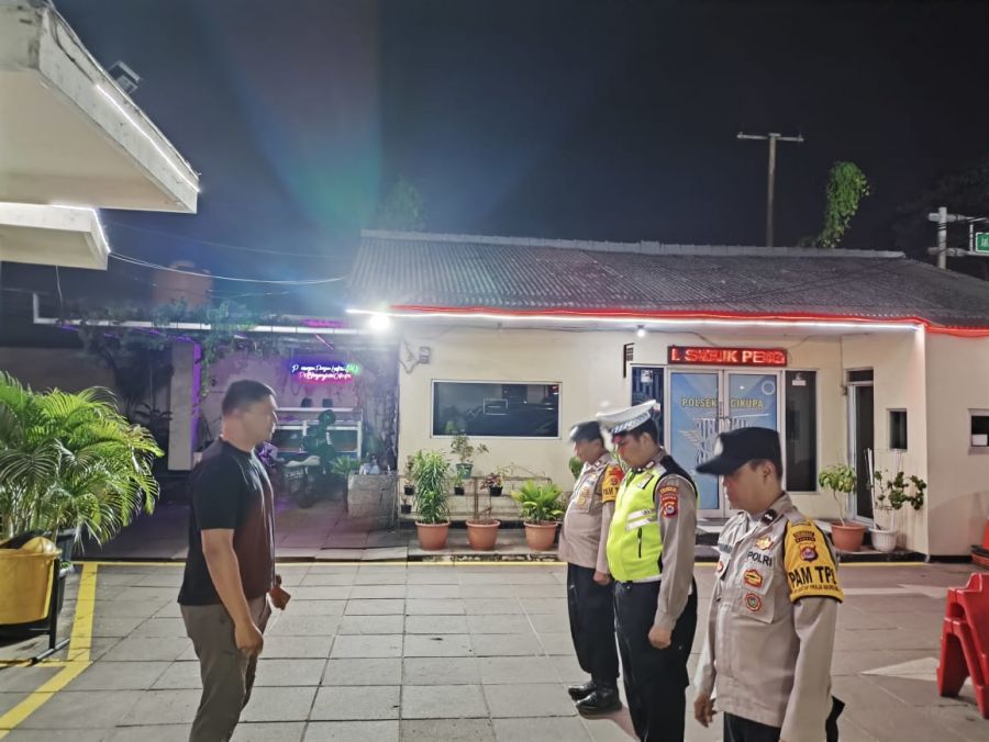 Polsek Cikupa Gelar Apel Cipkon Dipimpin Ipda Syaiful Rusdiansyah