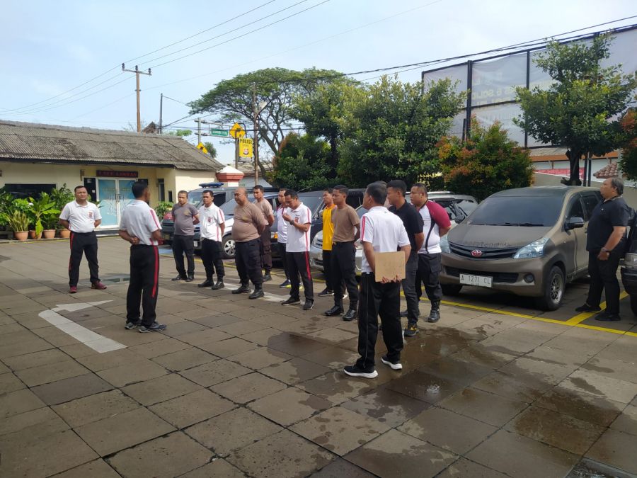 Polsek Cikupa Gelar Apel Pagi Humanis, Lanjutkan dengan Senam Sehat  