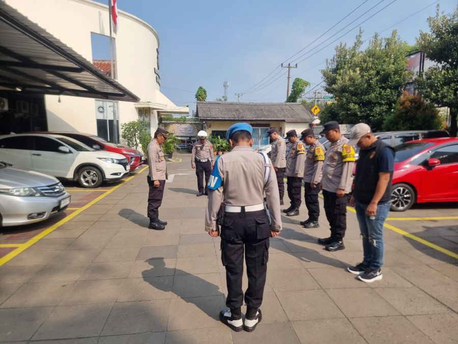 Polsek Cikupa Gelar Apel Pagi, Perkuat Kedisiplinan Personel