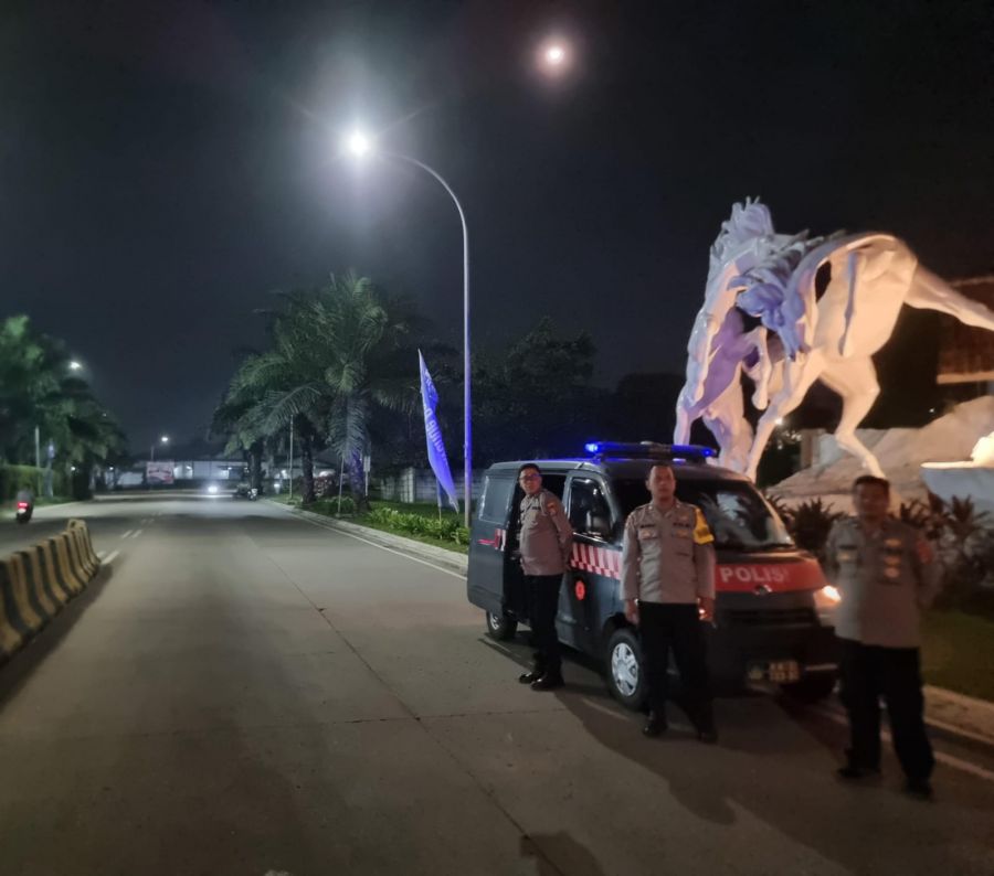Polsek Cikupa Gelar Ops Cipkon Antisipasi 3C dan Geng Motor di Tengah Malam