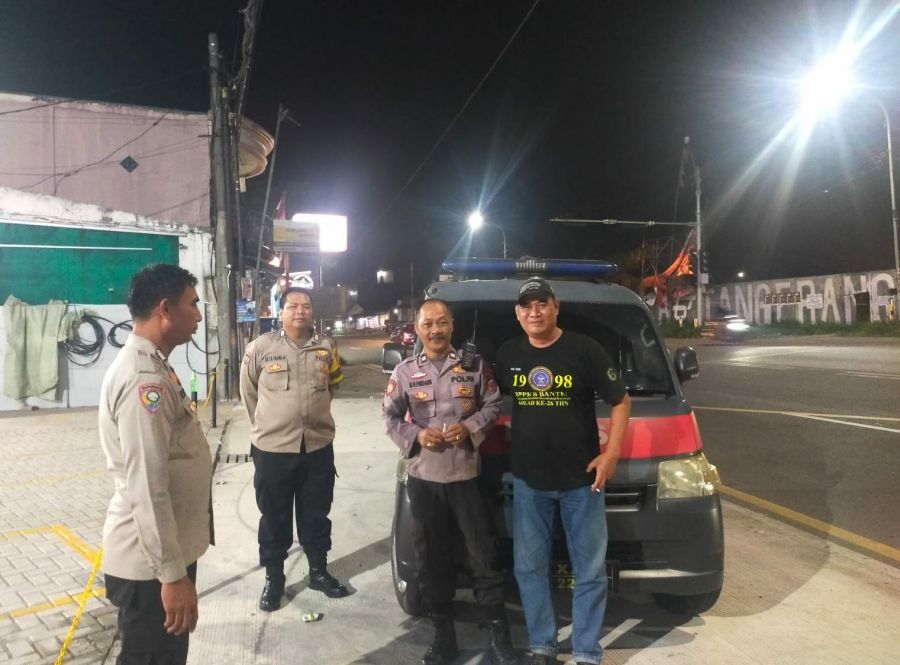 Polsek Cikupa Gelar Patroli Cipkon Antisipasi Gangguan Kamtibmas