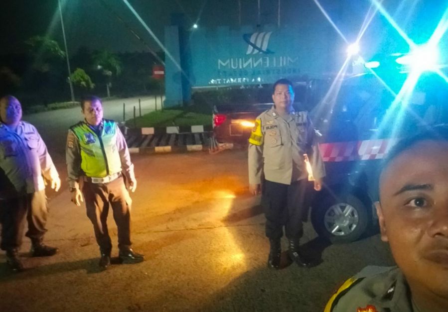 Polsek Cikupa Gelar Patroli Malam Antisipasi Gangguan Kamtibmas