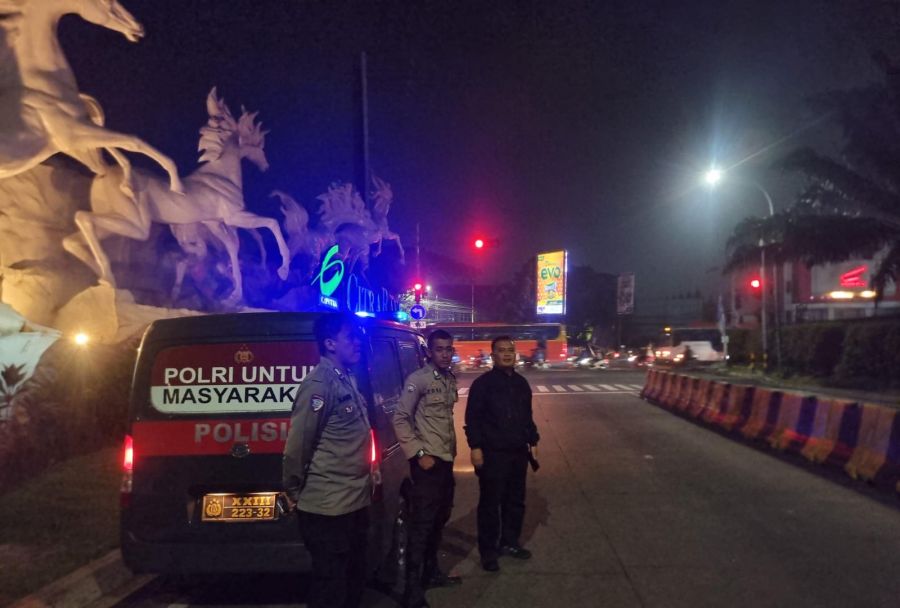 Polsek Cikupa Gelar Patroli Malam Antisipasi Gangguan Kamtibmas di Wilayah Hukum