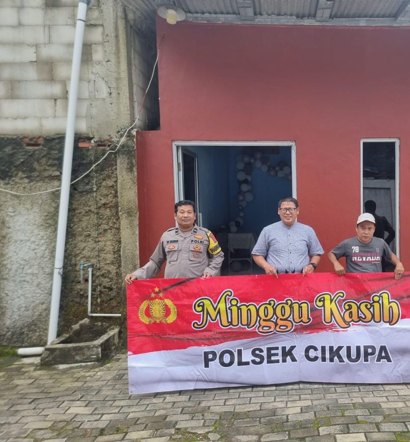 Polsek Cikupa Laksanakan Pengamanan Kegiatan Ibadah Minggu Kasih di Sejumlah Gereja