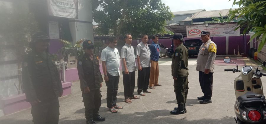 Polsek Cikupa Luncurkan Pelatihan Linmas Terkini untuk Persiapan Pemilu 2024