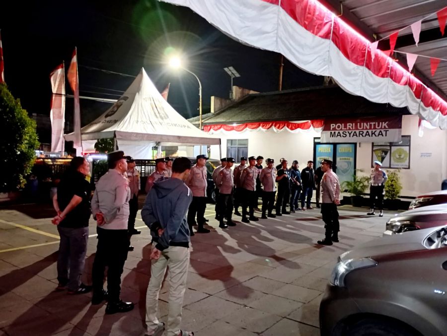 Polsek Cikupa Siaga, Gelar Sispam Mako Hadapi Potensi Aksi Massa