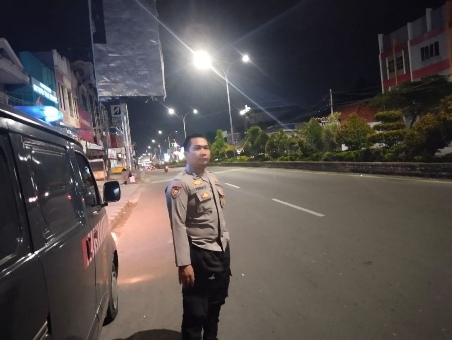 Polsek Cilegon Patroli Kewilayahan Antisipasi Balap Liar