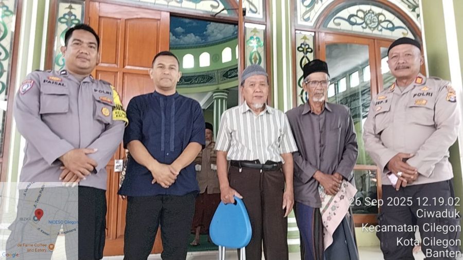 Polsek Cilegon Sambang Dialogis dengan Tokoh Agama untuk Wujudkan Kamtibmas Kondusif