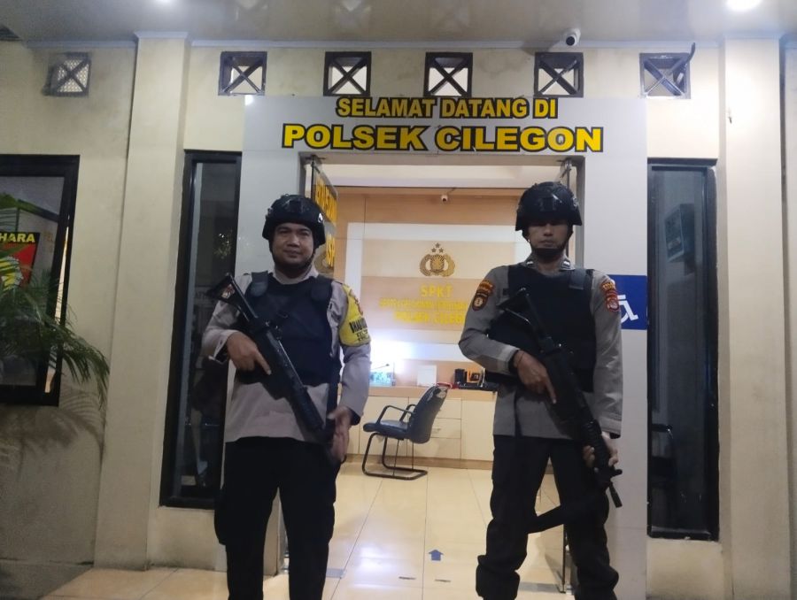 Polsek Cilegon Tingkatkan Kesiapsiagaan dengan Sispam Mako