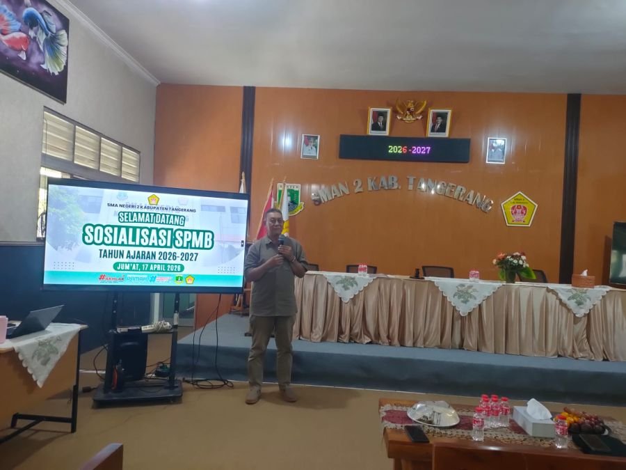 Polsek Mauk Hadiri Sosialisasi SPMB SMAN 2 Kabupaten Tangerang Tahun Ajaran 2026/2027