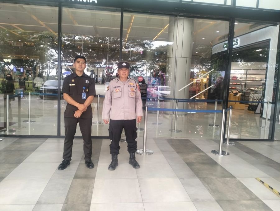 Polsek Panongan Gelar Patroli Pusaka di Pusat Keramaian, Antisipasi Gangguan Kamtibmas