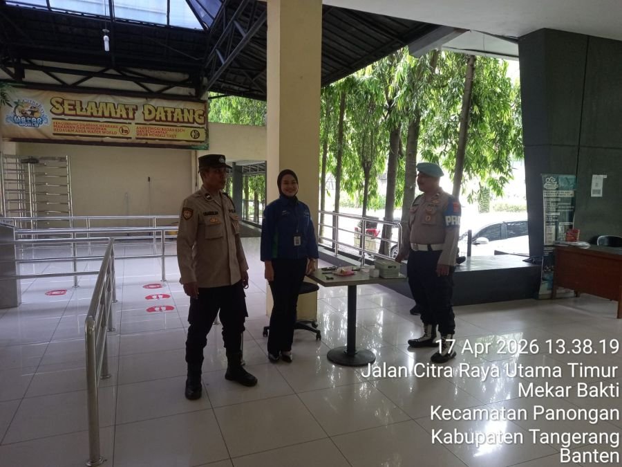 Polsek Panongan Gelar Patroli Pusaka di Pusat Keramaian, Antisipasi Gangguan Kamtibmas