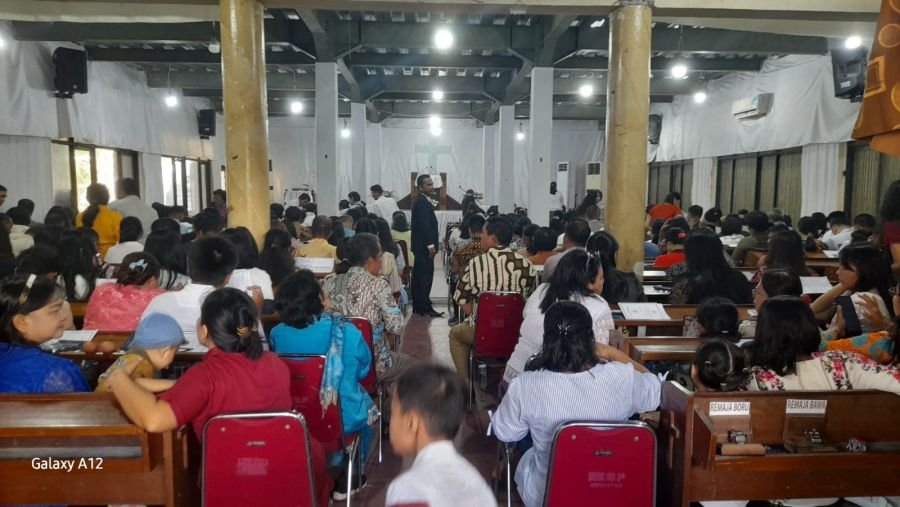 Polsek Pasar Kemis Amankan Ibadah Minggu di Dua Gereja Wilayah Kutabaru