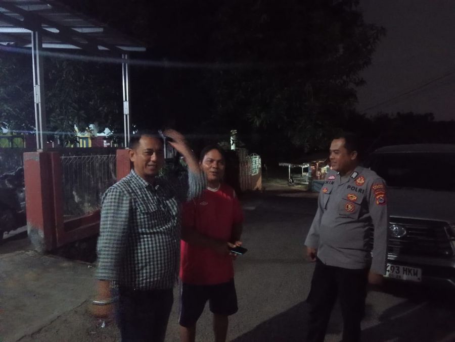 Polsek Puloampel Gencar Laksanakan Patroli Blue Light Malam Hari
