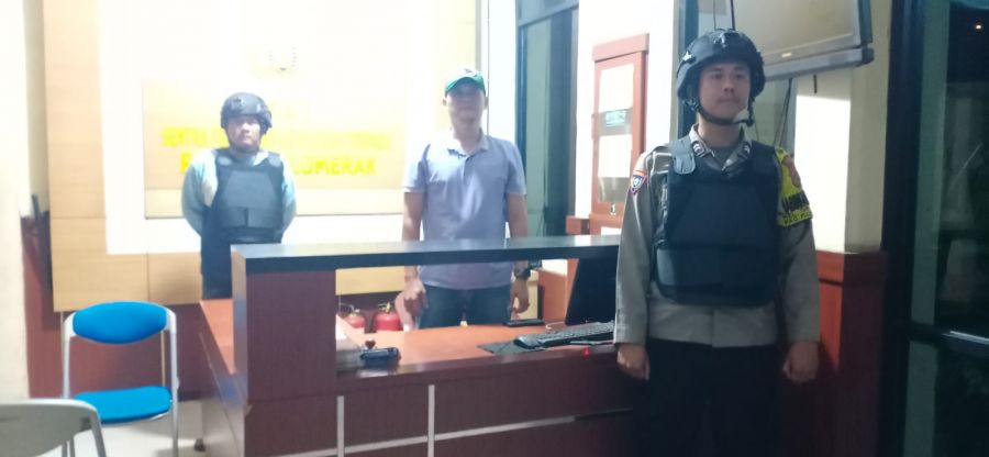 Polsek Pulomerak Tingkatkan Keamanan Mako dengan Penjagaan 24 Jam Nonstop