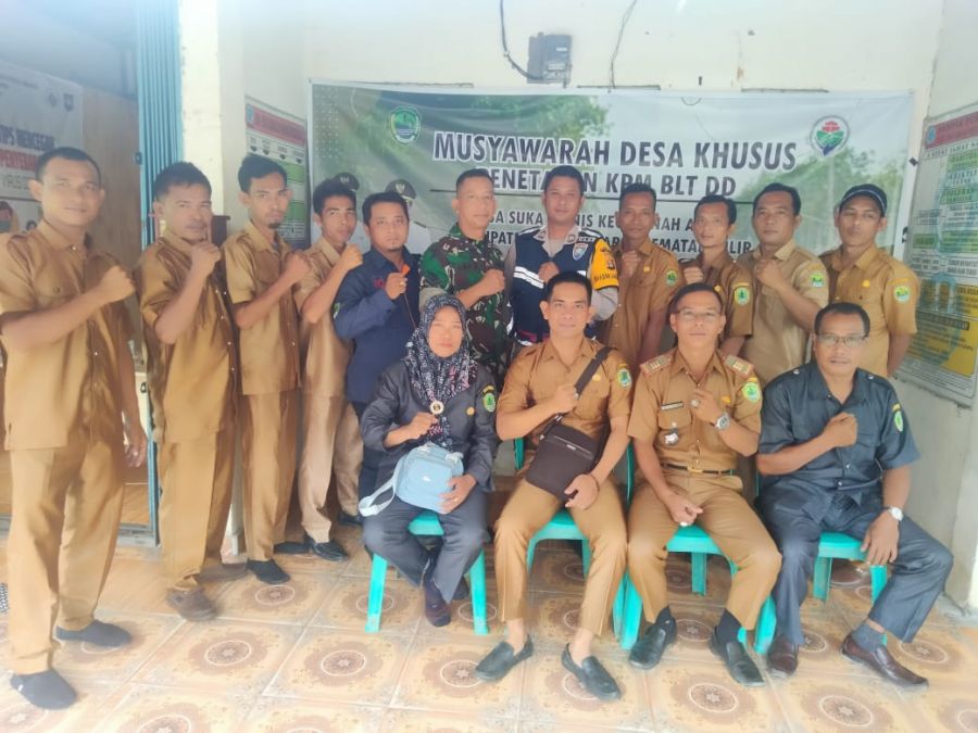 Polsek Tanah Abang Hadiri Kegiatan Musdesus Untuk Penetapan Calon Penerima BLT DD Suka Manis TH 2024